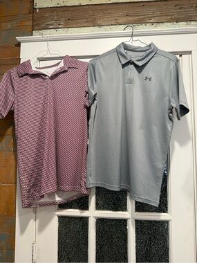 Under Armour Men’s Light Gray Performance Polo